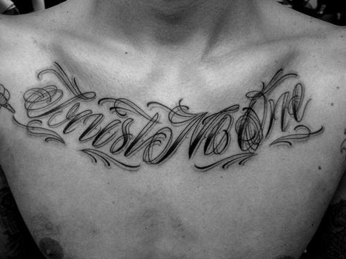 Astonishing designs of Trust no one tattoo on hand