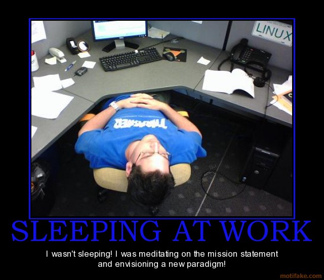 Sleeping At Work Funny Quotes Quotesgram