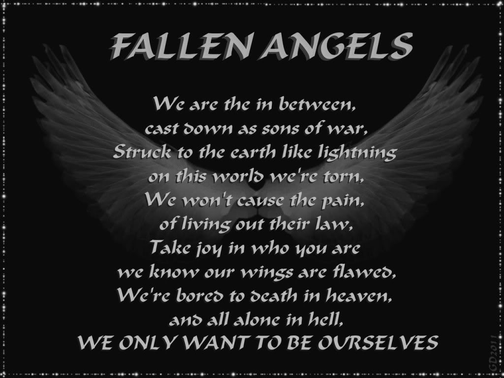 Fallen Angel Poems And Quotes. QuotesGram