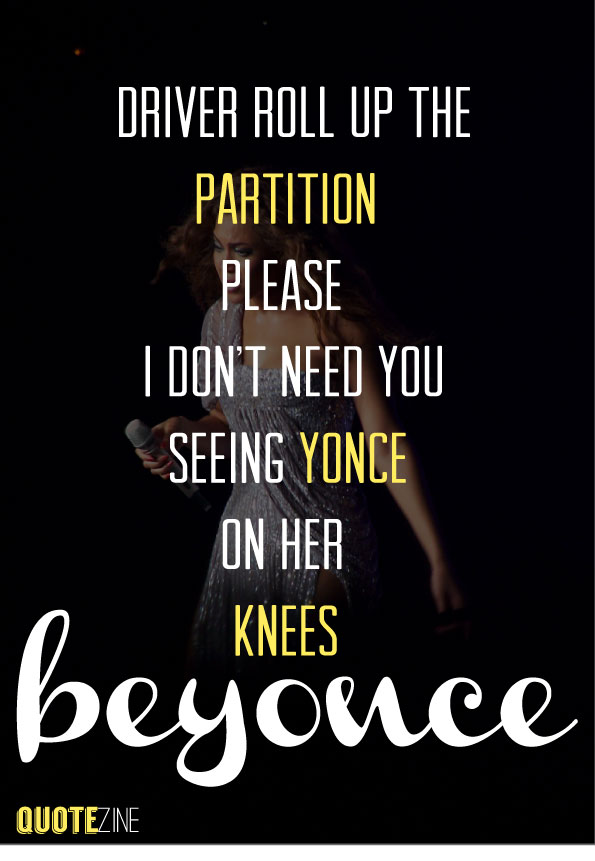 Partition Beyonce Quotes. QuotesGram