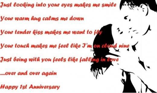 one month anniversary boyfriend