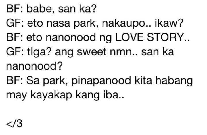 sad story about boyfriend and girlfriend tagalog