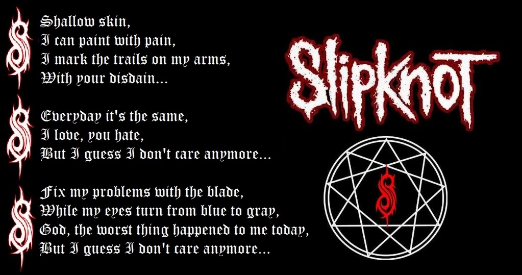 Slipknot Lyric Quotes QuotesGram slipknot-lyric-quotes-quotesgram