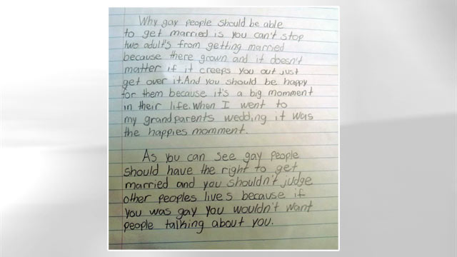 Gay marriage topics for essays