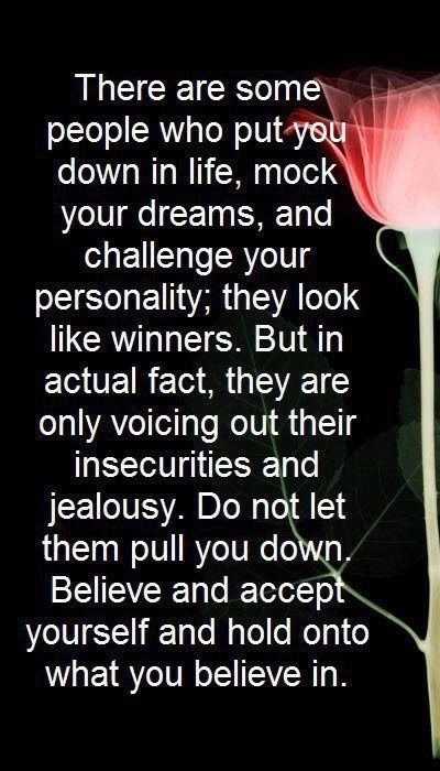 People Who Put You Down Quotes. QuotesGram