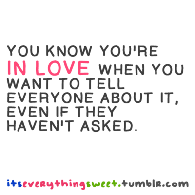How do you know if you are in love