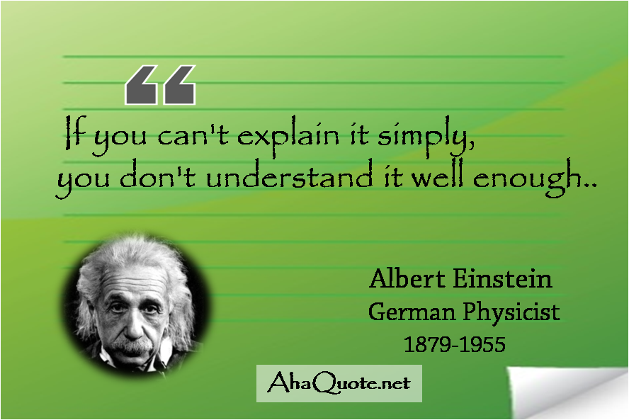 Einstein Quotes If You Cant Explain. QuotesGram