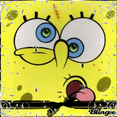 SpongeBob depicting a humorous take on claustrophobia