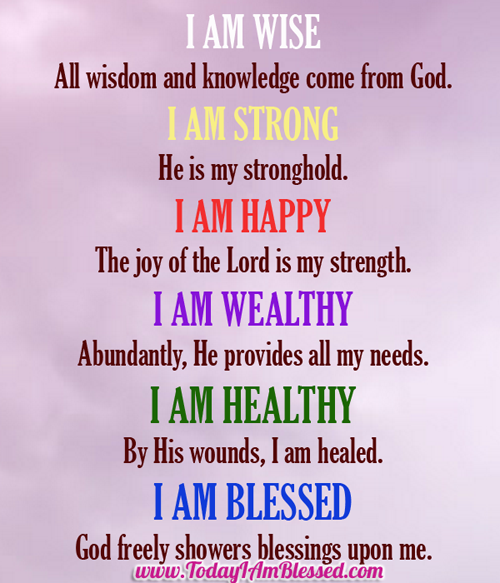 Today I Am Blessed Quotes Quotesgram