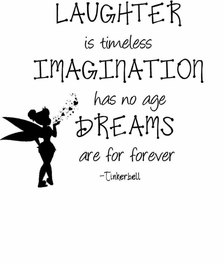 Tinkerbell Peter Pan Disney Quotes.