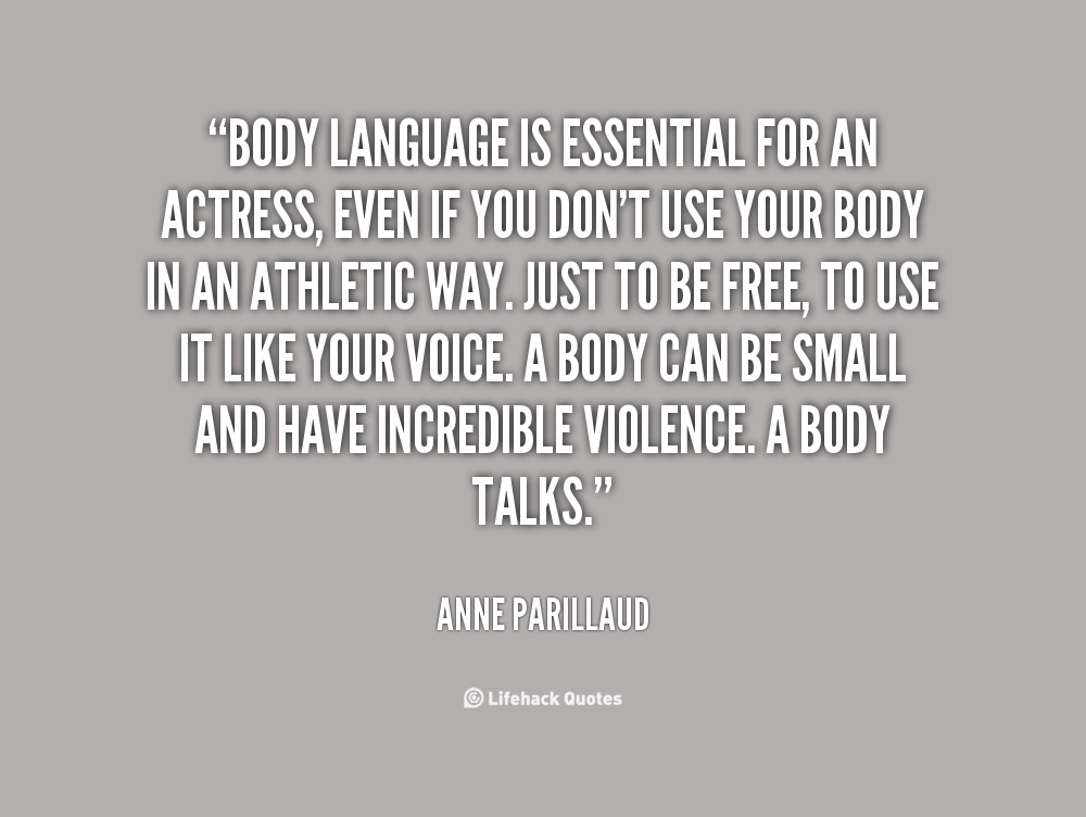Body Language Quotes. QuotesGram