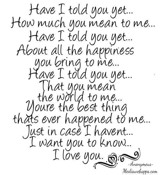 What You Mean To Me Quotes And Sayings Quotesgram