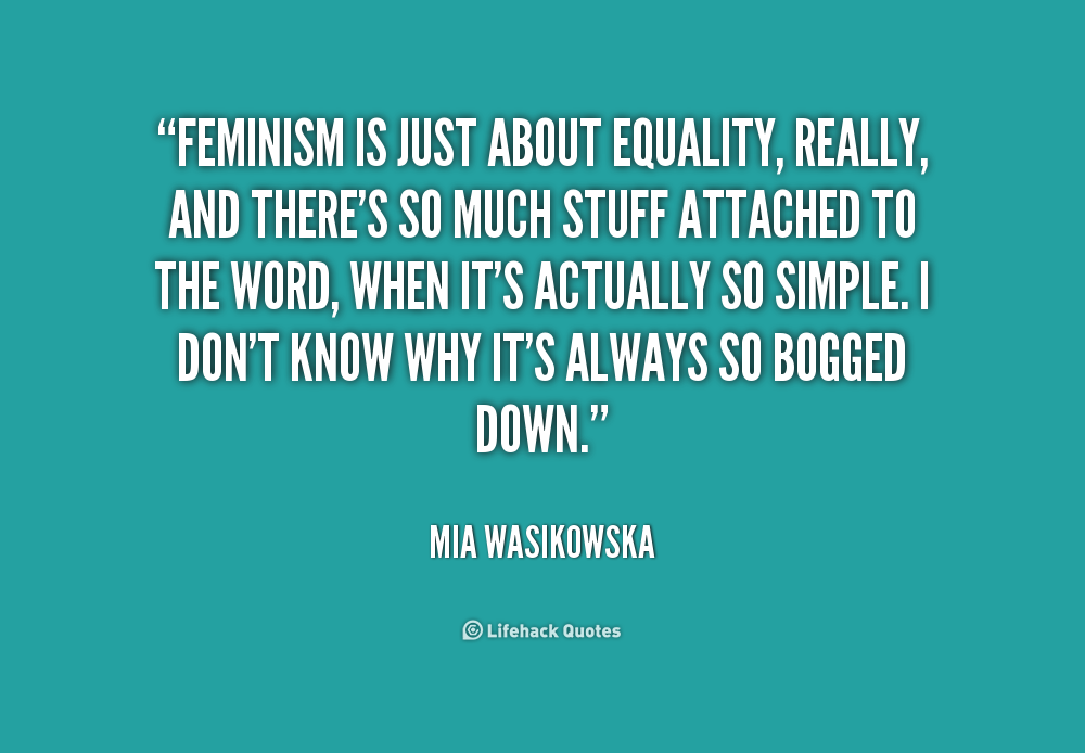 Quotes About Feminism. QuotesGram