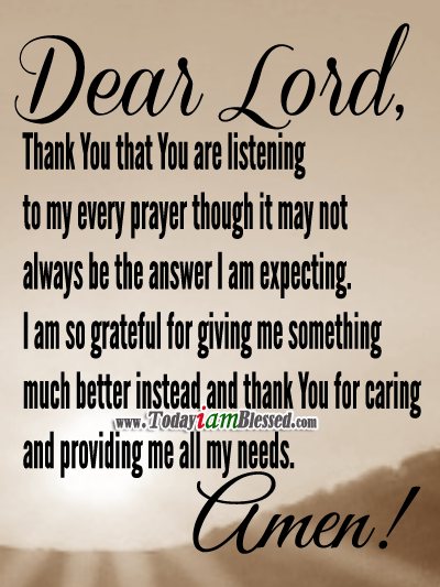 picture Dear God Thank You For Everything Prayer thank you god prayer quotes quotesgram