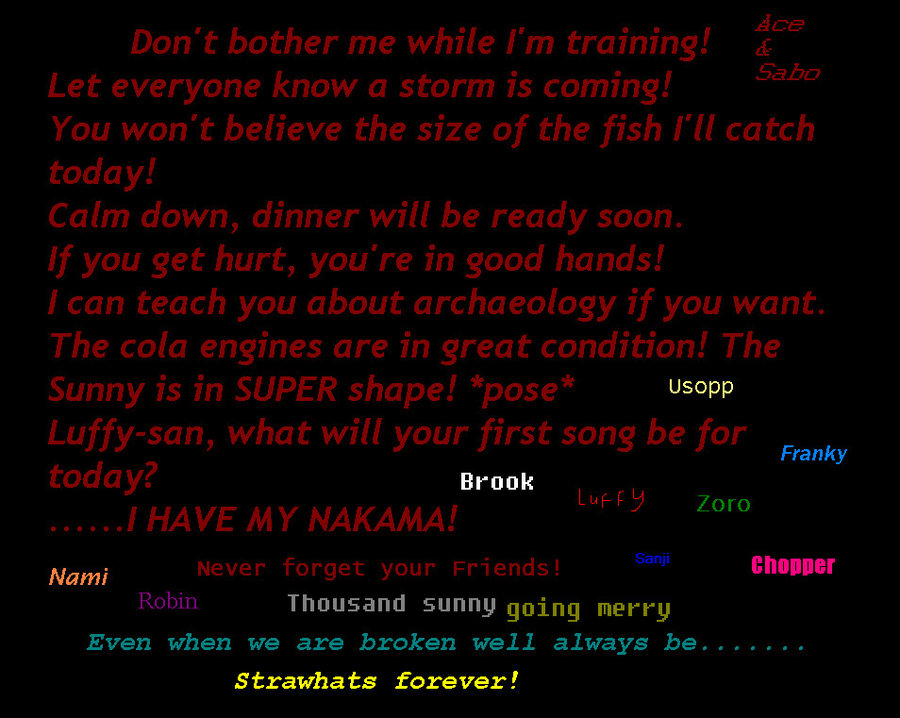 One Piece Luffy Quotes Quotesgram