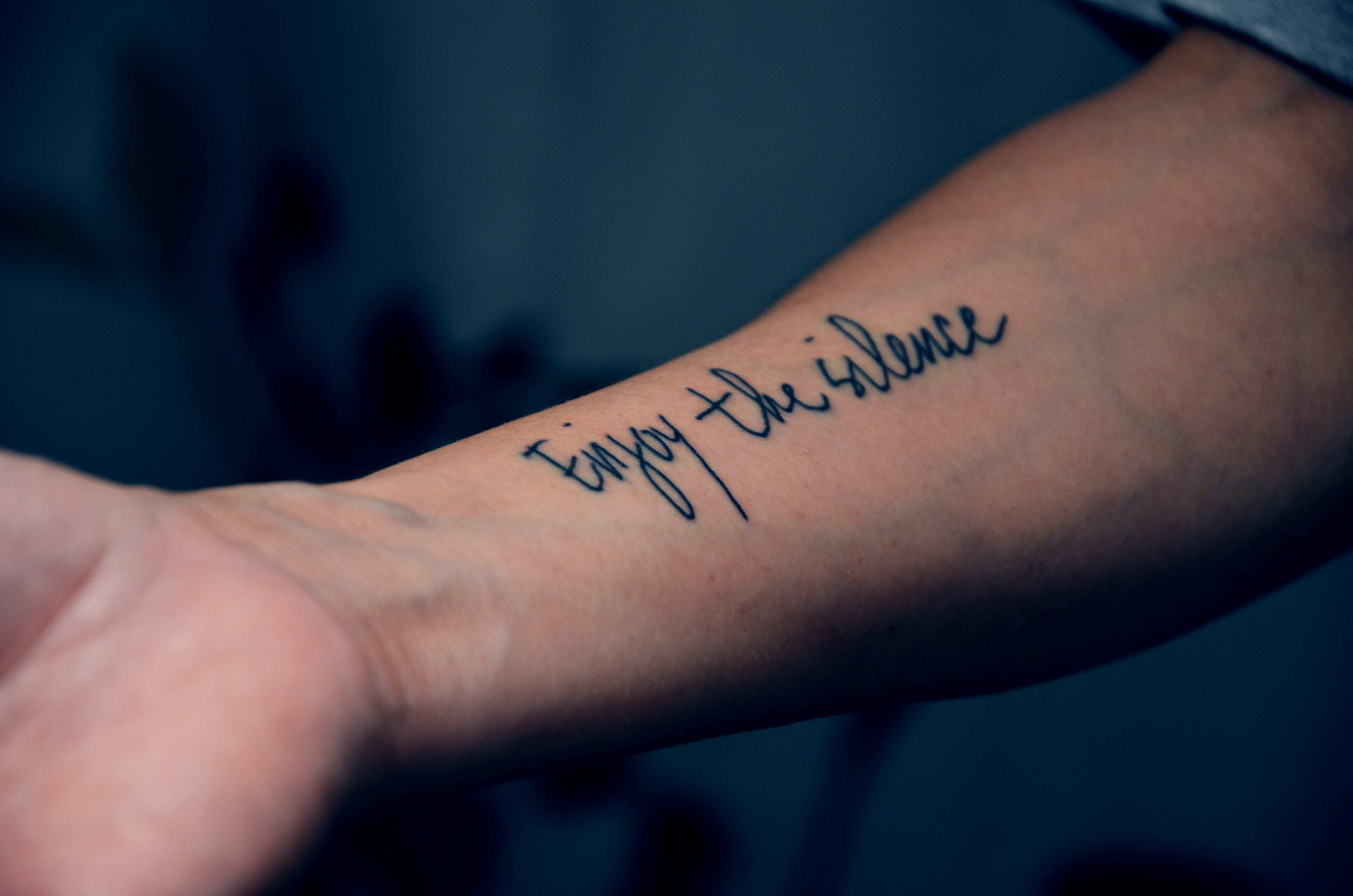 Inner Arm Tattoo Quotes Quotesgram