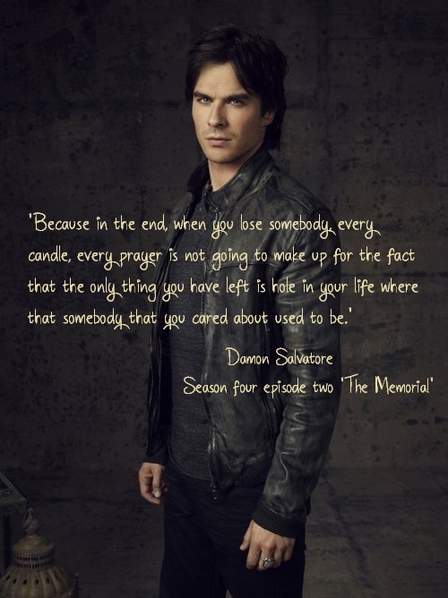 Sad Damon Salvatore Quotes Quotesgram