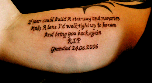 Rip Grandma Tattoo Quotes. QuotesGram