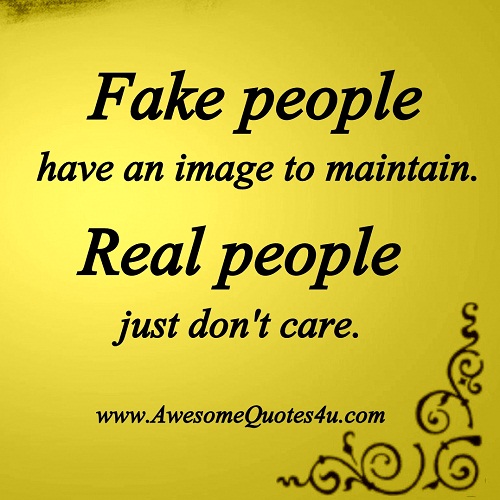 Fake And Real Quotes. QuotesGram