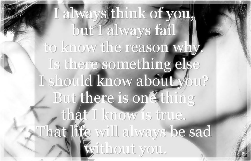 Thinking Of You Romantic Quotes QuotesGram