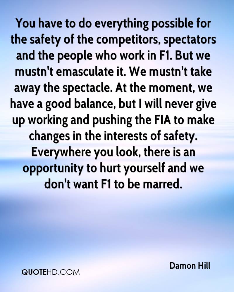 Safety Quotes Of The Day Quotesgram