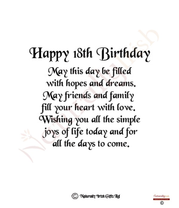 18th Birthday Poem For Son From Mother Happy 18Th Birthday Son Quotes. Quotesgram 18th Birthday Poem For Son From Mother Happy 18Th Birthday Son Quotes. Quotesgram