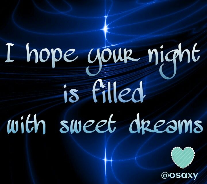 For dreams italian sweet goodnight & What is