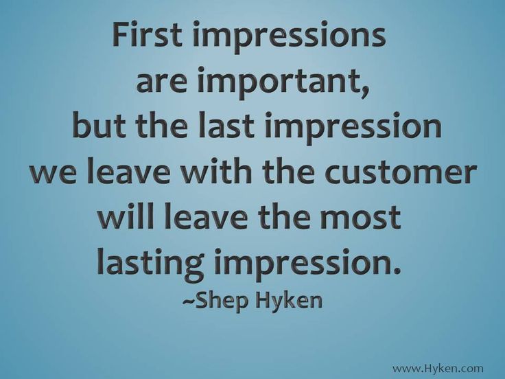First Impression In Business Quotes. QuotesGram