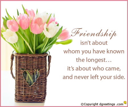 Friendship Quotes Greeting Card. QuotesGram