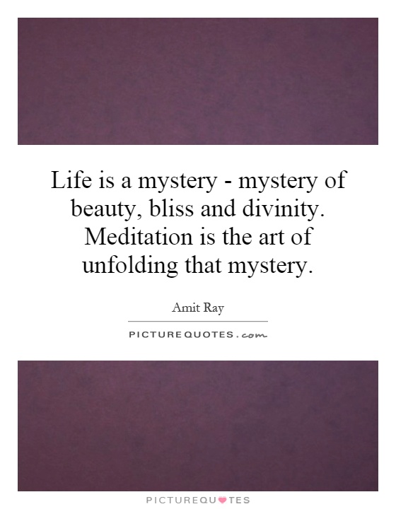 Life Is A Mystery Quotes. QuotesGram