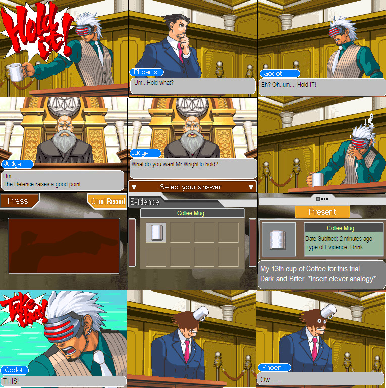 Ace Attorney Quotes.
