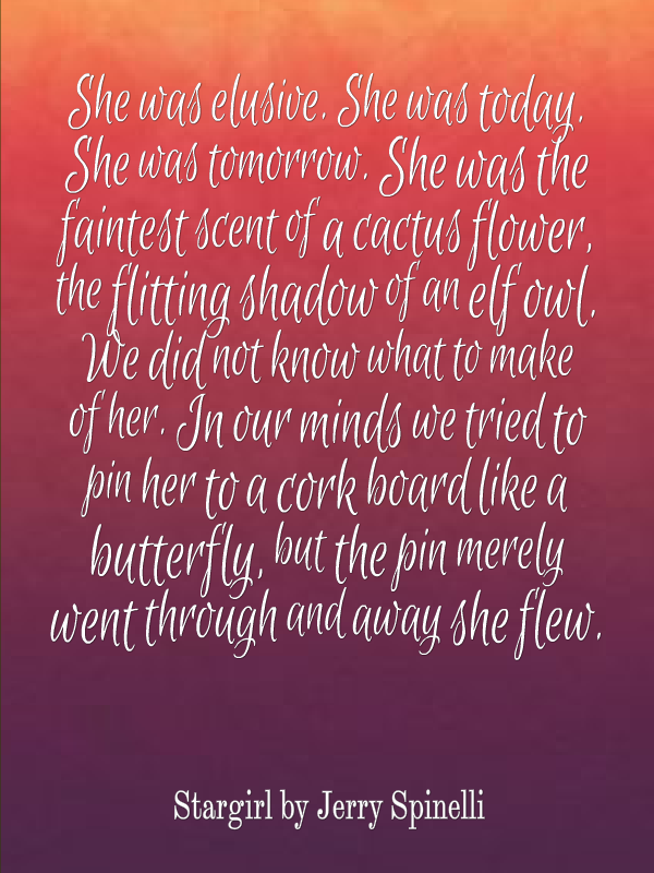 love stargirl excerpt love stargirl excerpt