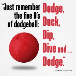 270344558 5 Ds Five Ds Of Dodgeball Tshirt 