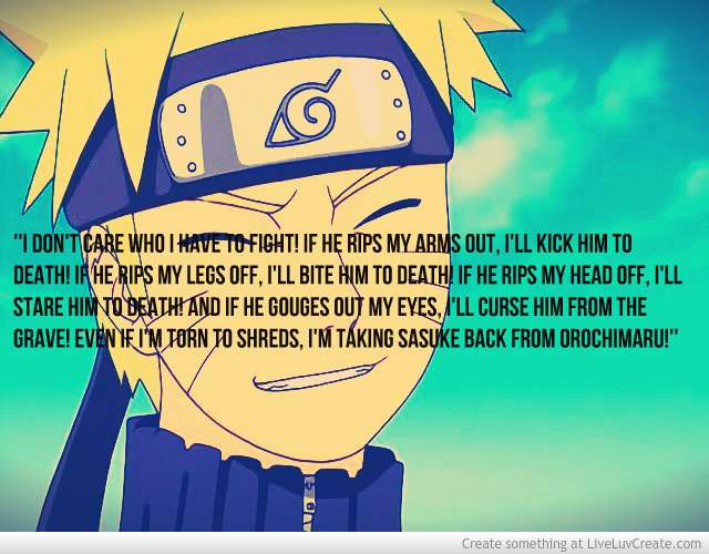 Naruto Inspirational Quotes. QuotesGram