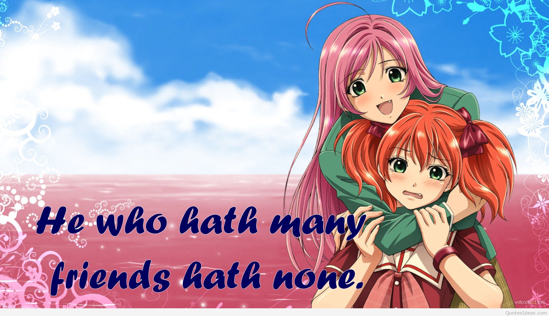 Anime Friend Quotes. QuotesGram