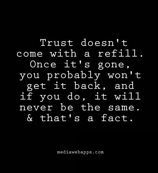 Trust vs. Disappointment