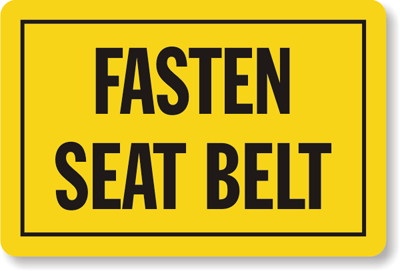 Catchy Safety Seat Belt Quotes.