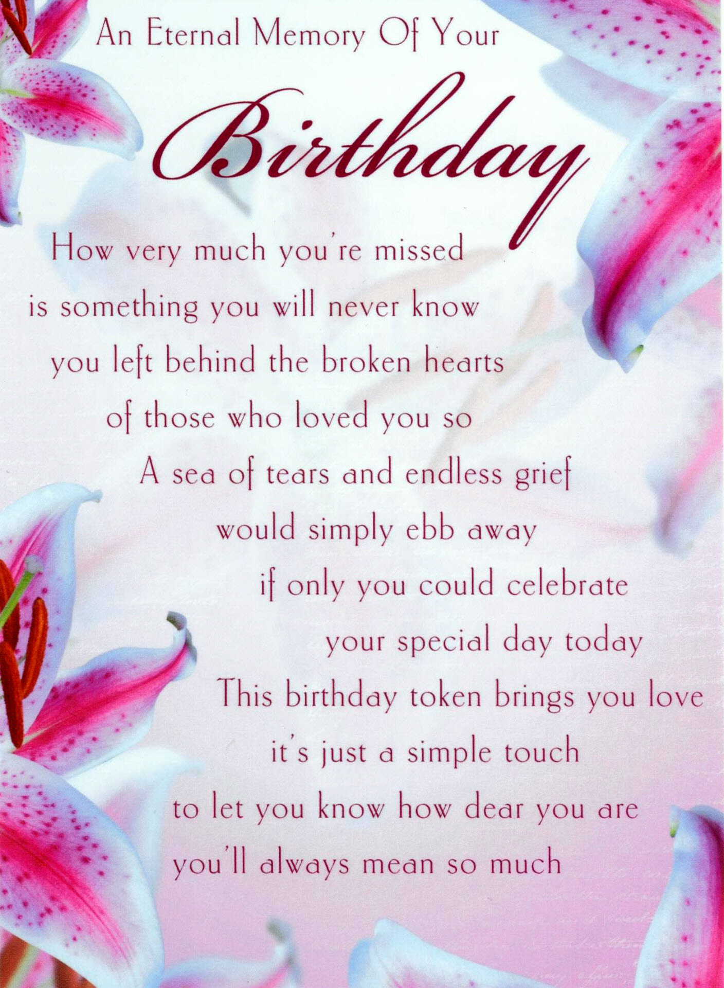 Happy Birthday To My Mom In Heaven Quotes. Quotesgram