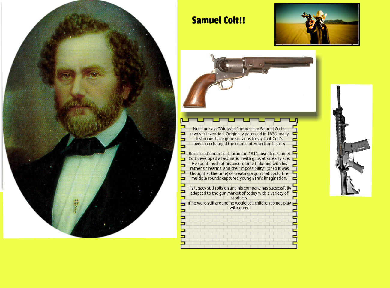 Samuel Colt Quotes.
