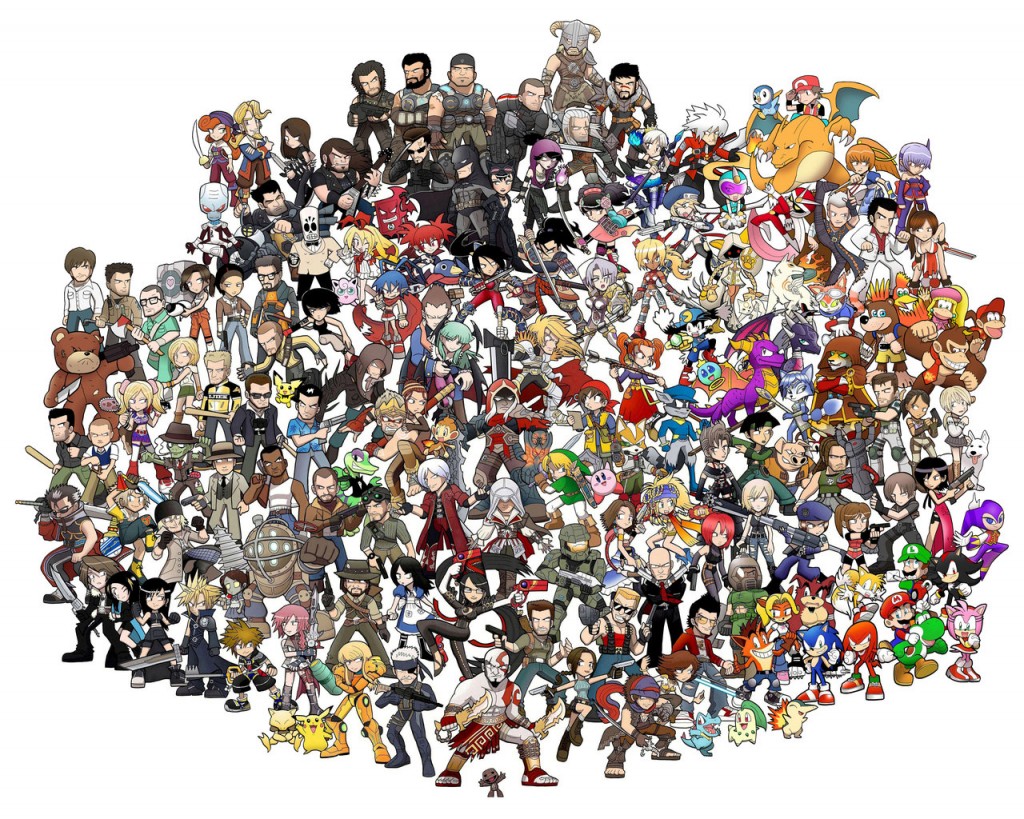 all game characters wallpaper