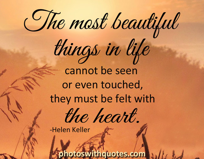 The Most Beautiful Things Helen Keller Quotes. QuotesGram