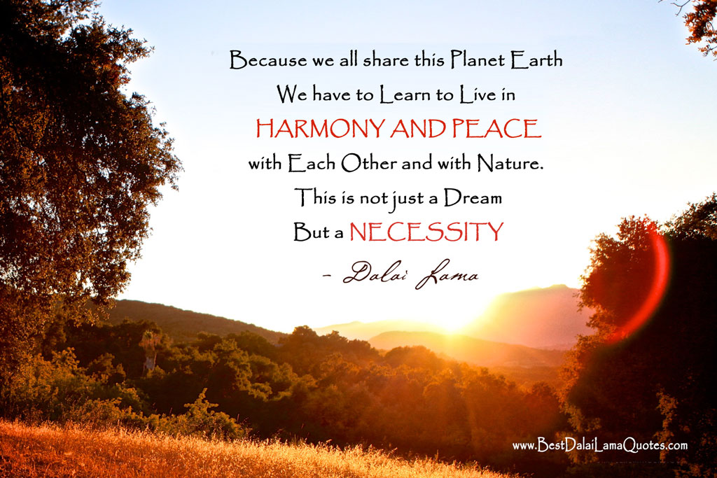 Live in harmony quotes quotesgram