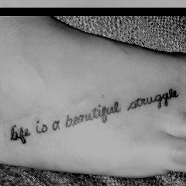Surviving Hardships Quotes As Tattoos QuotesGram