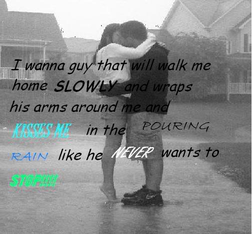 Kissing In The Rain Quotes Quotesgram