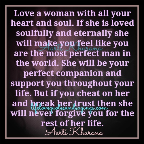 Love your woman quotes