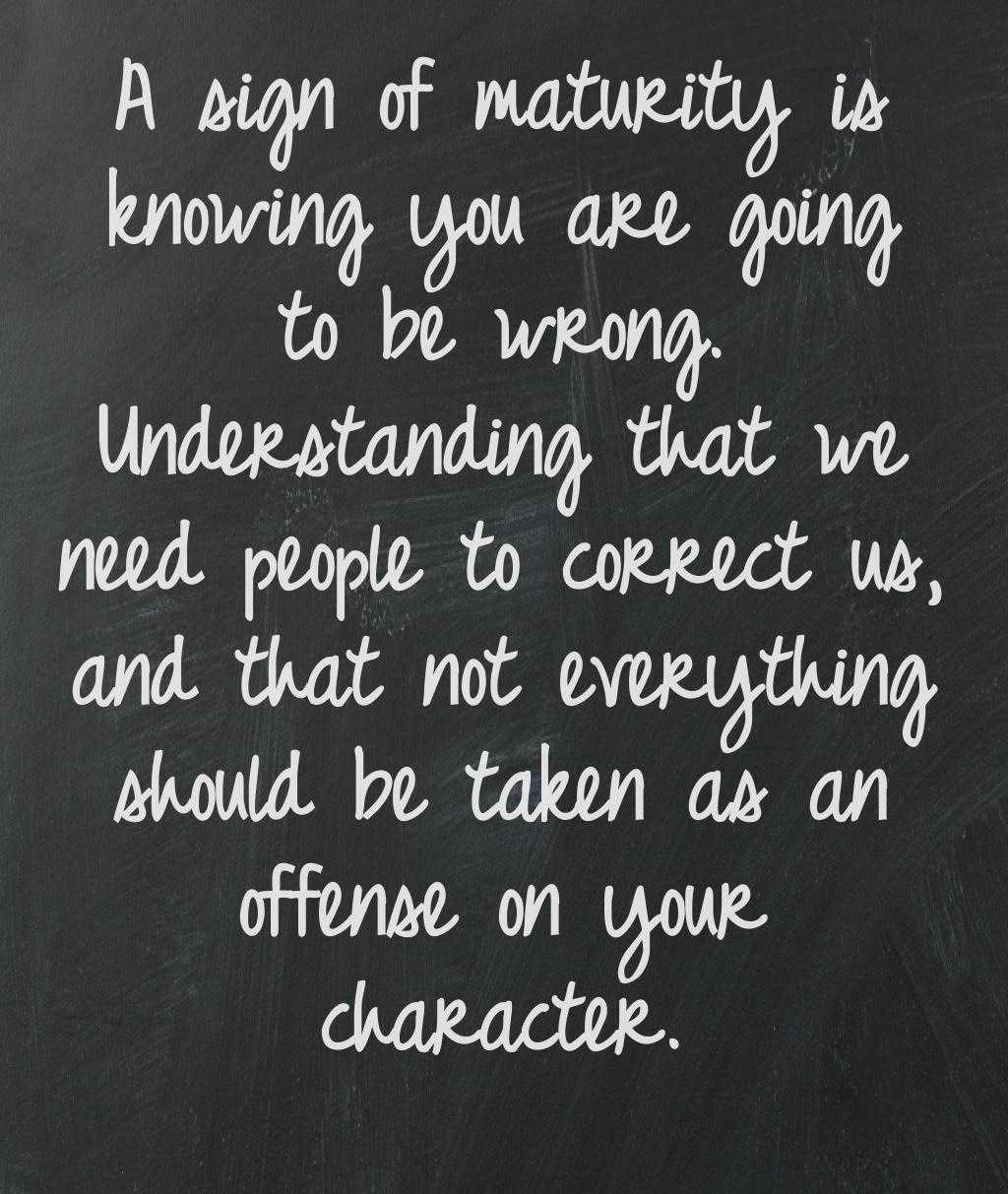 Famous Quotes On Maturity. QuotesGram