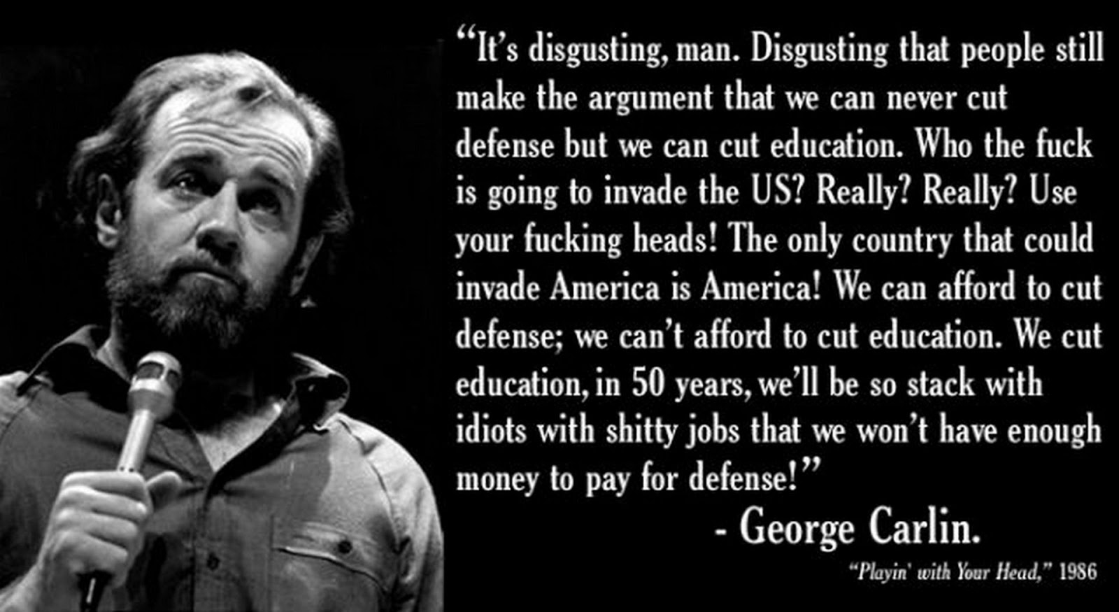 George Carlin Political Quotes. QuotesGram