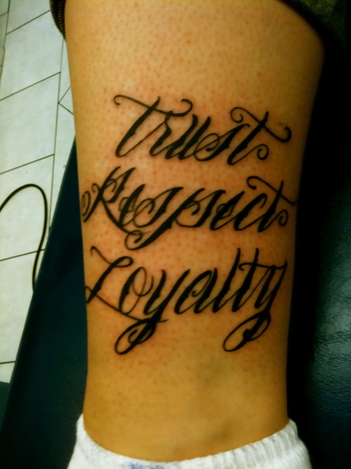 44 Spectacular Loyalty Over Love Tattoo Ideas with Meaning