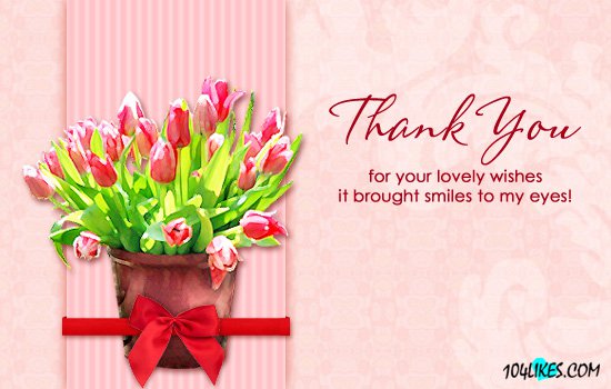 Birthday Thanks Quotes Quotesgram