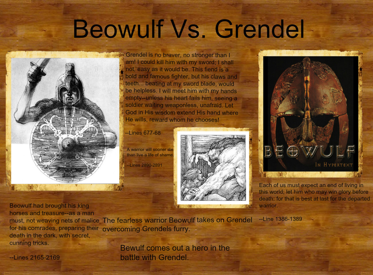 Beowulf Vs Grendels Mother Quotes. QuotesGram